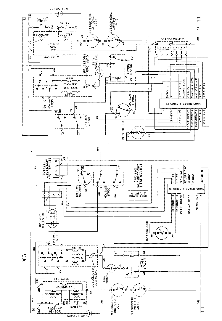 WIRING INFORMATION Diagram and Parts List for MDG11PDAAW  Maytag Dryer