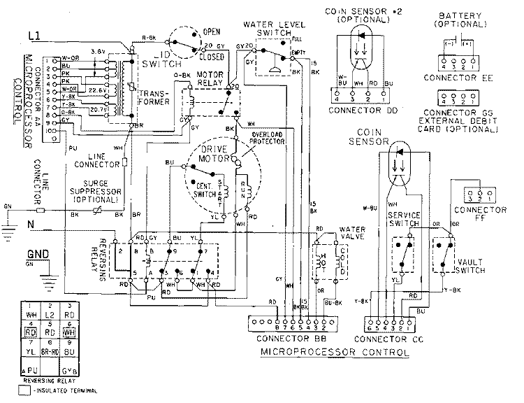 WIRING INFORMATION Diagram and Parts List for MAT12PDAAL  Maytag Washer