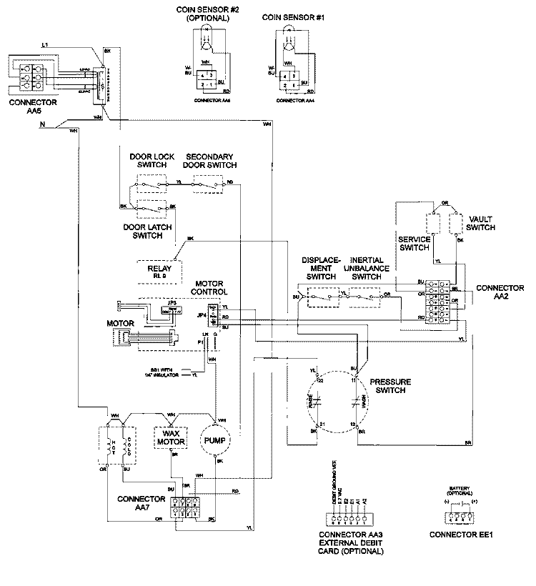 WIRING INFORMATION Diagram and Parts List for MAH14PDAAL  Maytag Washer