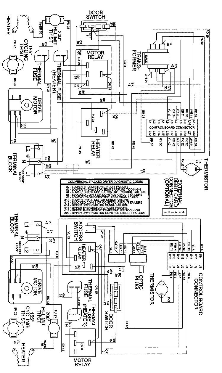 WIRING INFORMATION Diagram and Parts List for MDE13PRBCW  Maytag Dryer