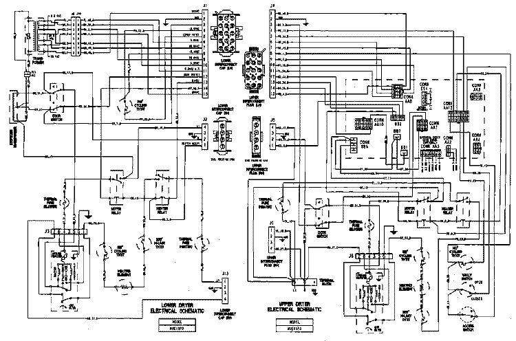 WIRING INFORMATION Diagram and Parts List for MLE15PDBGW  Maytag Dryer