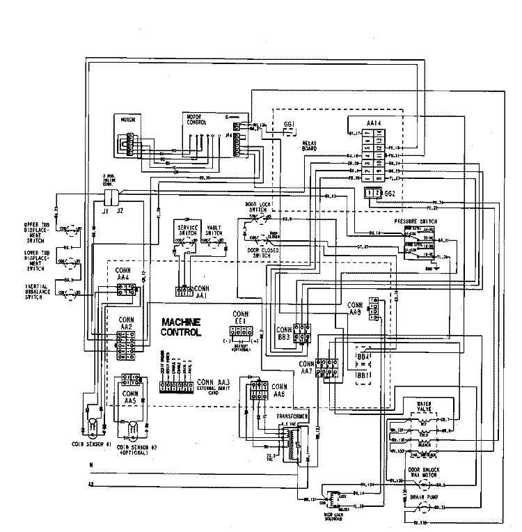 WIRING INFORMATION Diagram and Parts List for MAH21PDCXQ  Maytag Washer