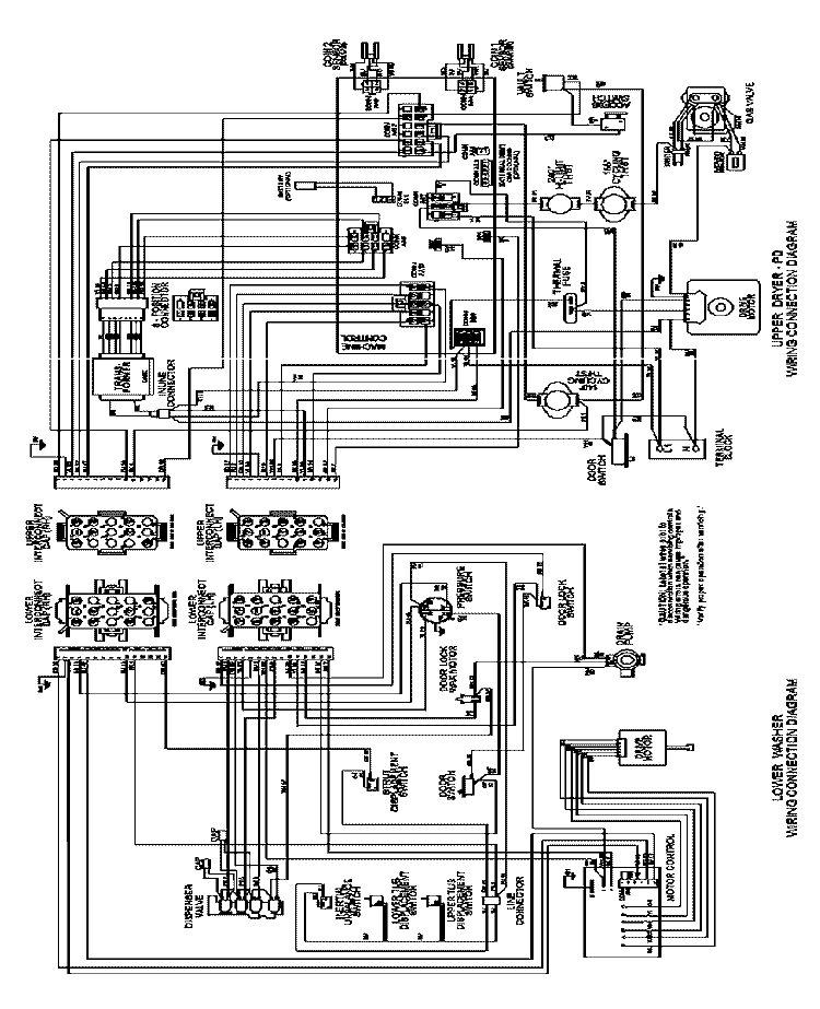 WIRING INFORMATION Diagram and Parts List for MLG19PDCXW  Maytag Washer Dryer Combo