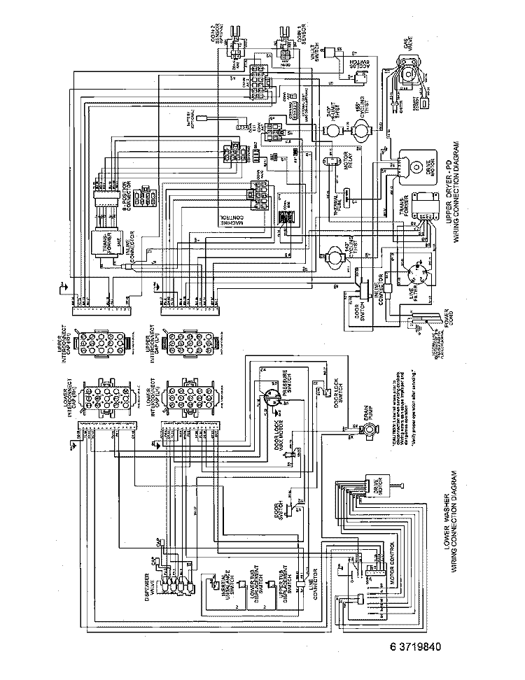 WIRING INFORMATION Diagram and Parts List for MLG19PDBGW  Maytag Washer Dryer Combo