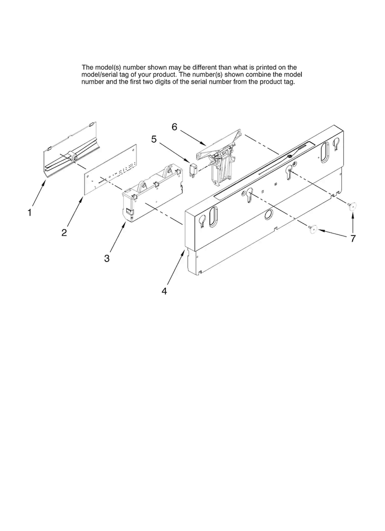 Control Panel Parts Diagram and Parts List for MDB8951BWB41  Maytag Dishwasher