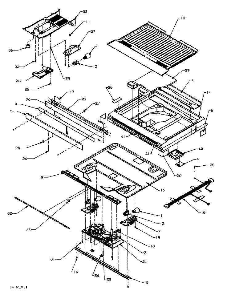 DIVIDER BLOCK Diagram and Parts List for TA18R3L P1158307W L Amana Refrigerator
