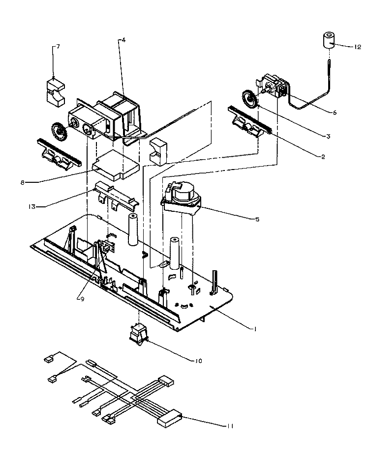 CONTROL PANEL Diagram and Parts List for TA18R3L P1158307W L Amana Refrigerator