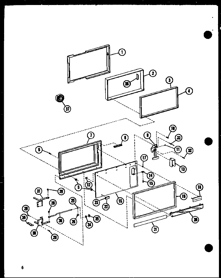 Page 1 Diagram and Parts List for RC10B-DD P7354702M Amana Microwave