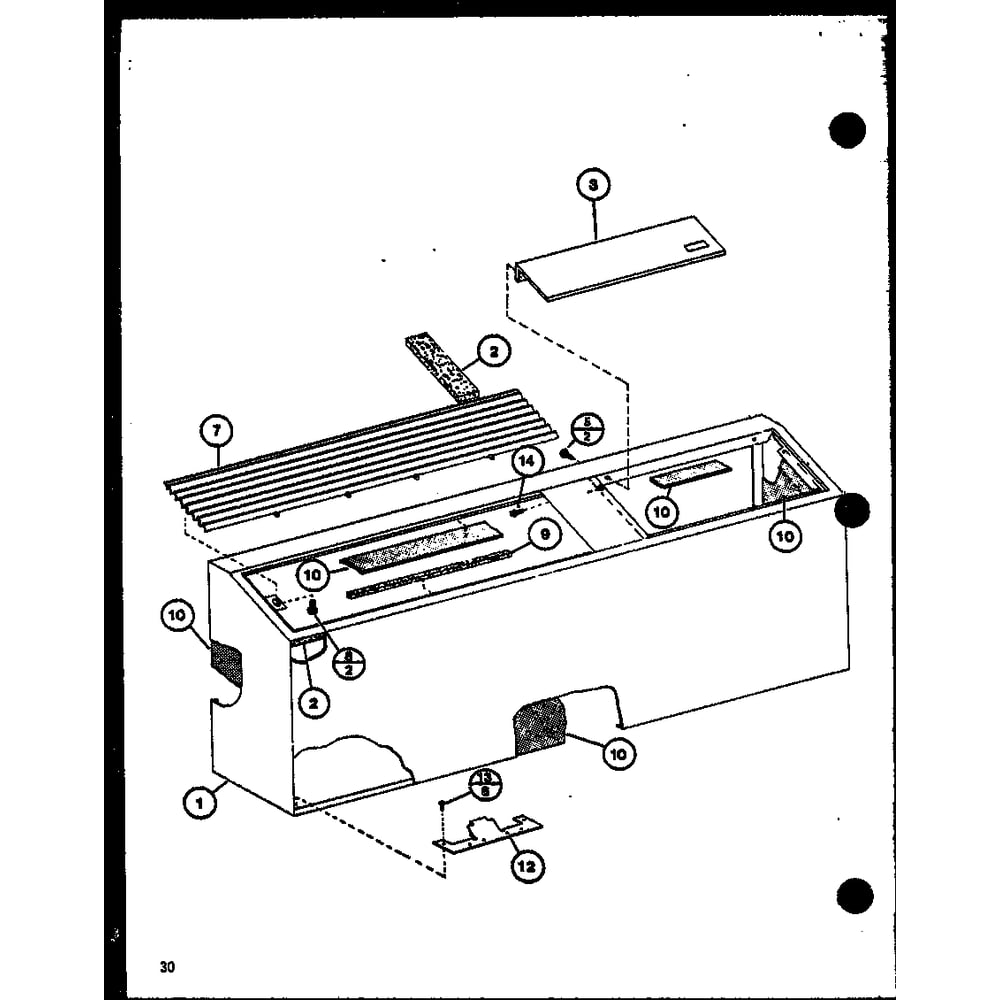 Diagram 18 Diagram and Parts List for PTC15300B P9913520R Amana Air Conditioner