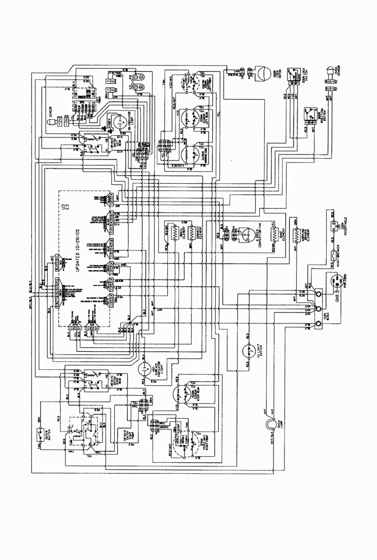 Wiring Information Diagram and Parts List for JER8885RCS  Jenn-Air Range