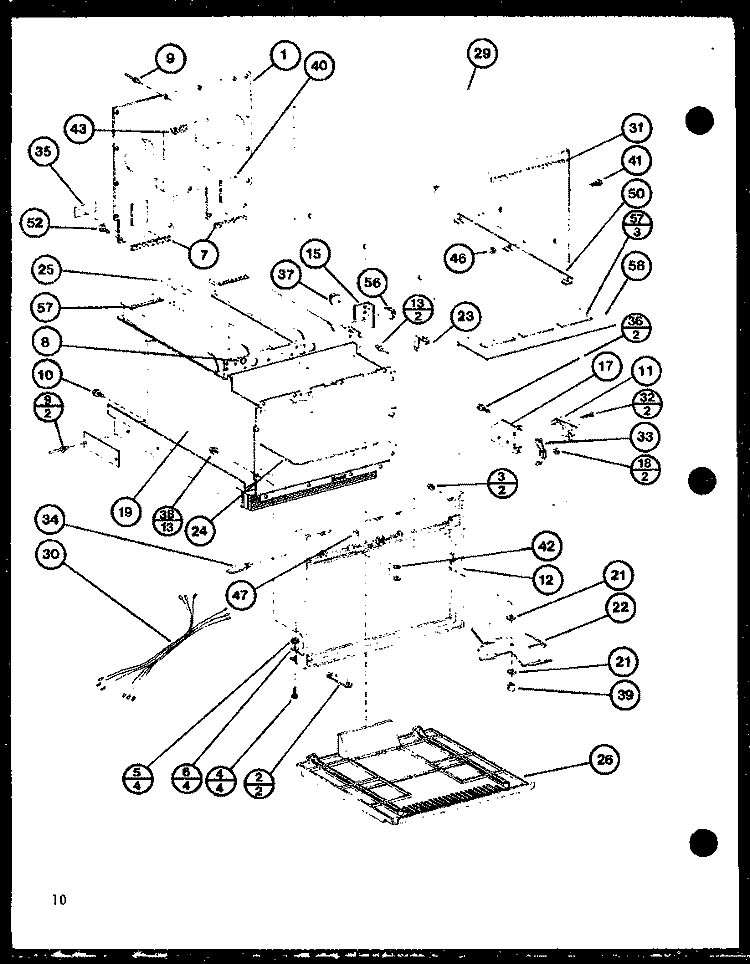 Page 3 Diagram and Parts List for RC-10SE P7688105M Amana Microwave