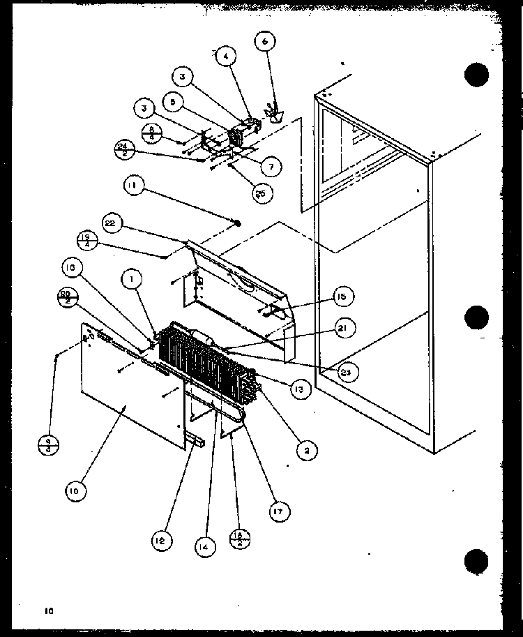 Section 5 Diagram and Parts List for TRG18QB3G-P1111315WG  Amana Refrigerator