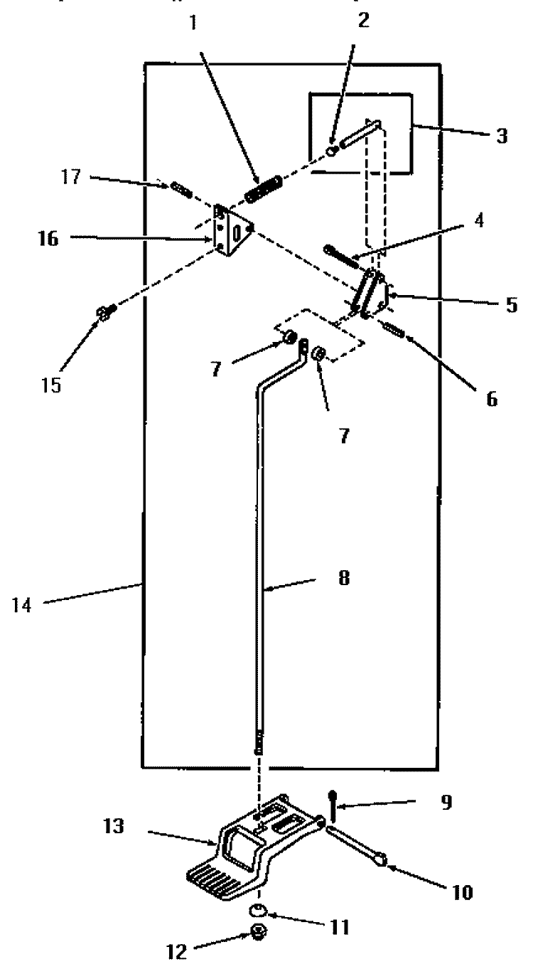 DOOR RELEASE Diagram and Parts List for FG6181  Amana Dryer