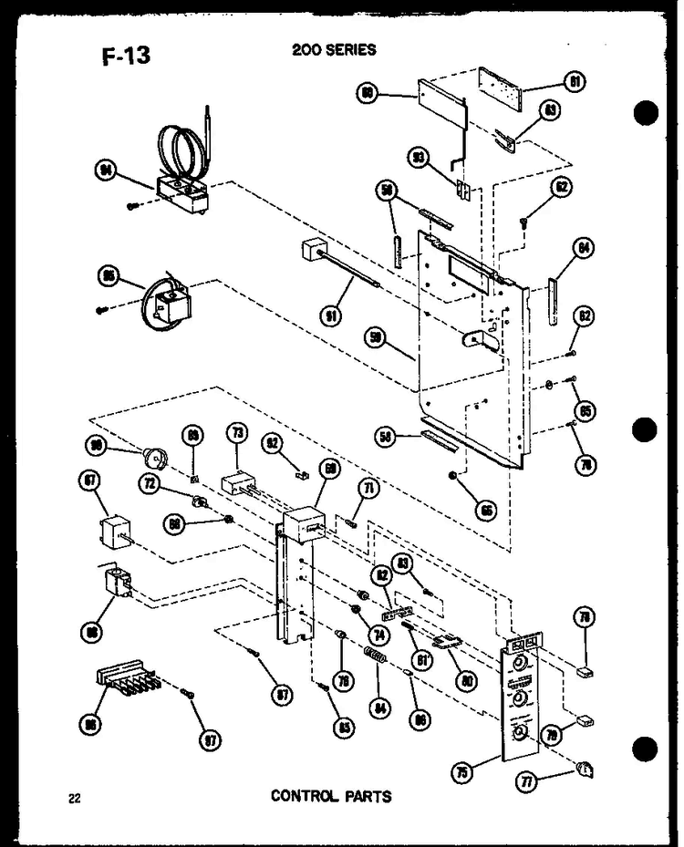 Section 3 Diagram and Parts List for 215-3EW P55417-26R Amana Air Conditioner