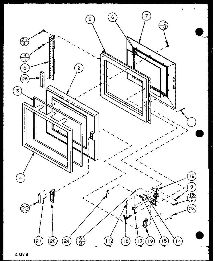 PAGE 1 Diagram and Parts List for RCS720SE P7787216M Amana Microwave