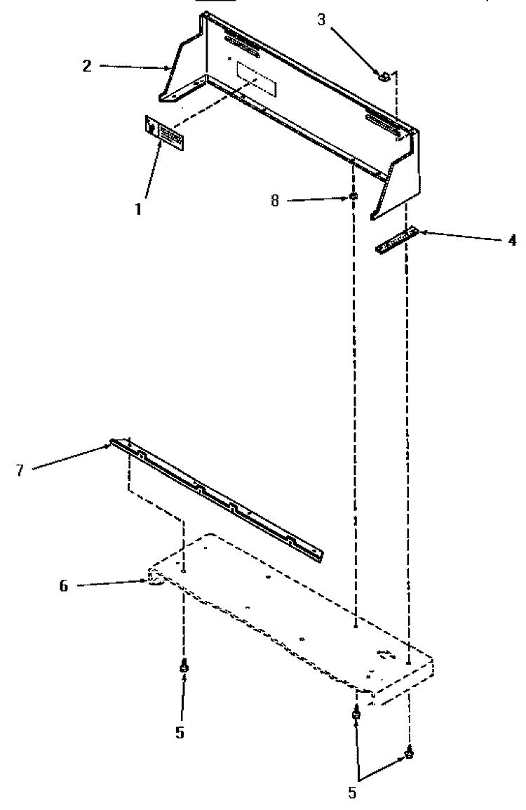 CONTROL HOOD Diagram and Parts List for HG9280  Speed Queen Dryer