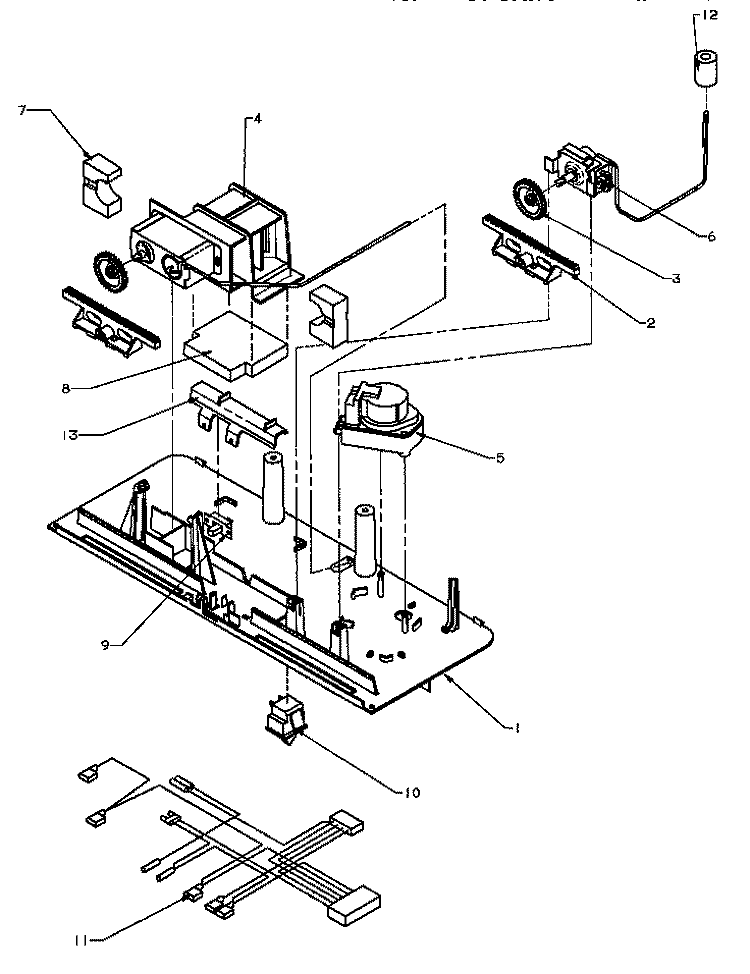 CONTROL ASSY Diagram and Parts List for TSI18A3W P1182107W W Amana Refrigerator