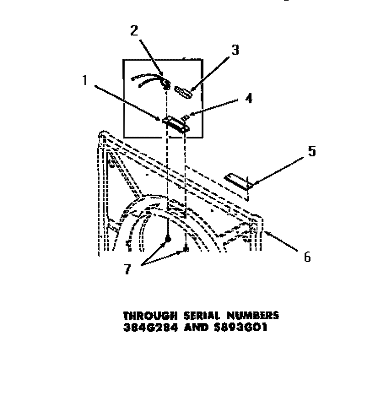 DRUM LIGHT & COVER PLATE Diagram and Parts List for DE9021  Speed Queen Dryer