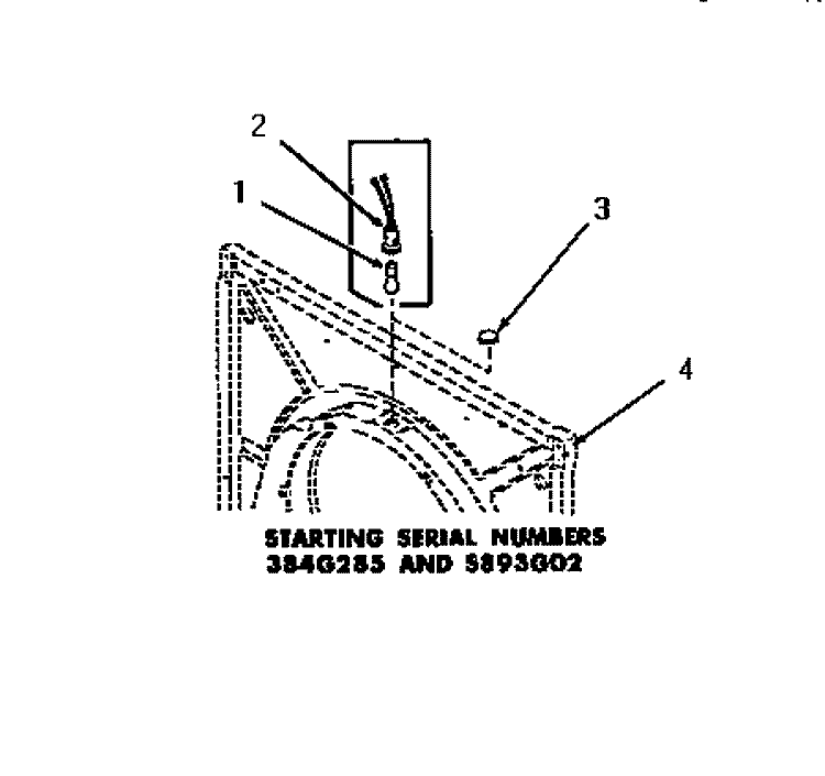 DRUM LIGHT & COVER PLATE Diagram and Parts List for DG3350  Speed Queen Dryer