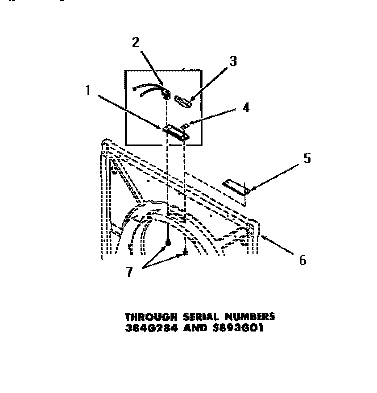 DRUM LIGHT & COVER PLATE Diagram and Parts List for DE6051  Speed Queen Dryer