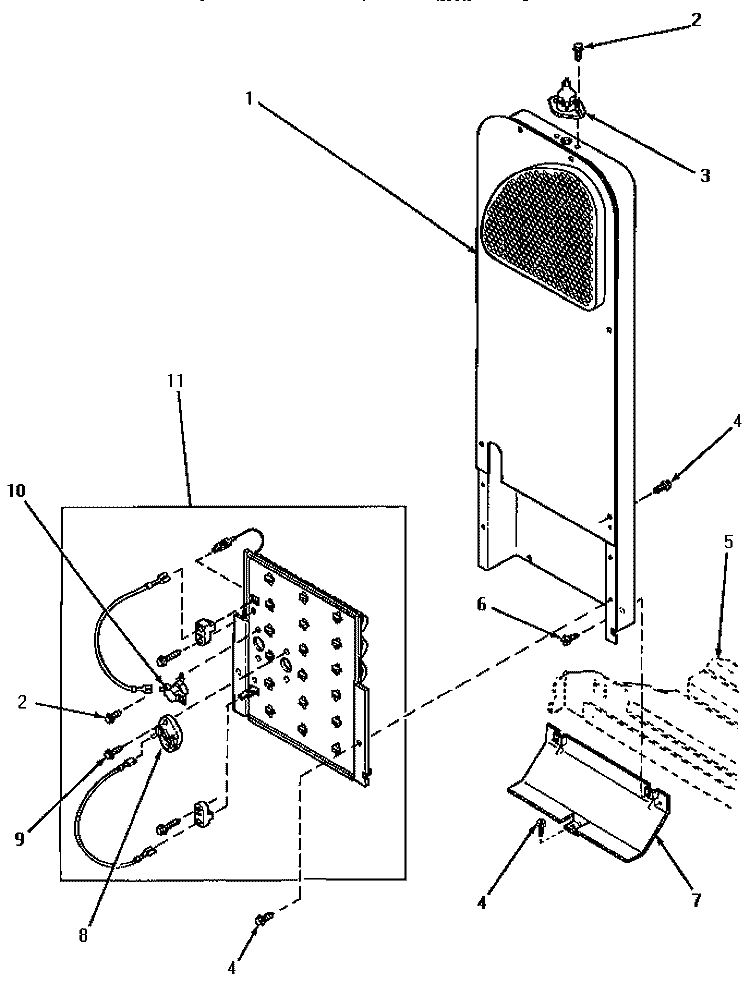 HEATER BOX Diagram and Parts List for KE5313  Speed Queen Dryer
