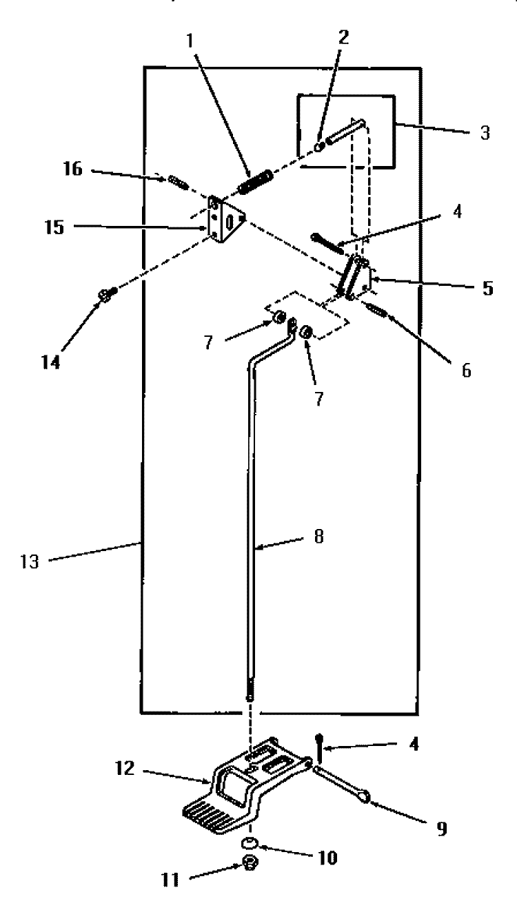 DOOR RELEASE Diagram and Parts List for FE9171  Speed Queen Dryer