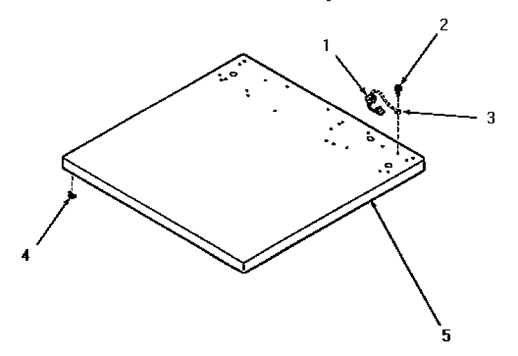 CABINET TOP Diagram and Parts List for FE6231  Speed Queen Dryer