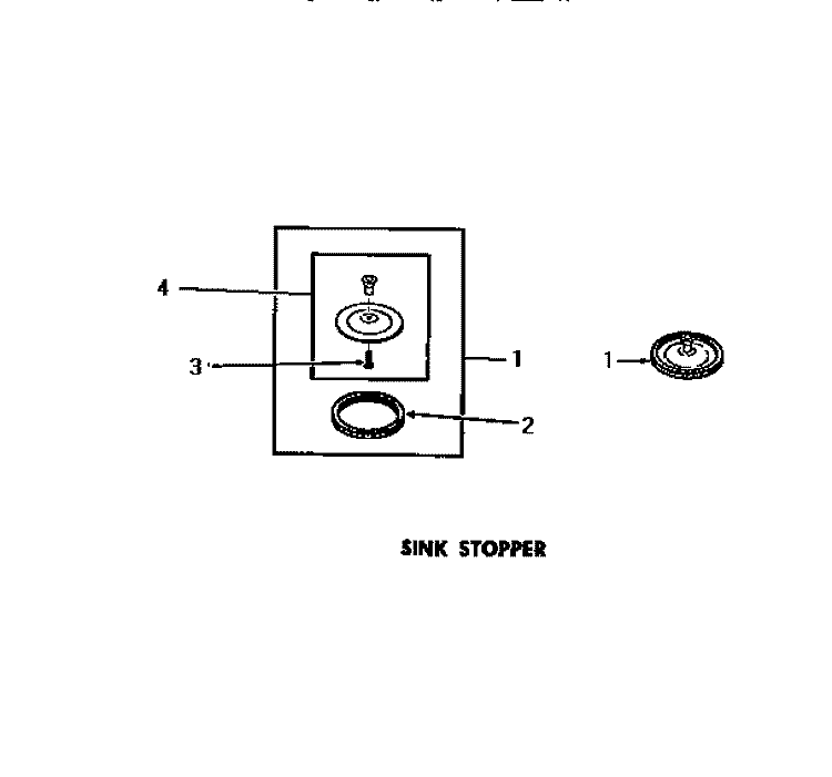 SINK STOPPER Diagram and Parts List for DB8181N  Speed Queen Trash Compactor