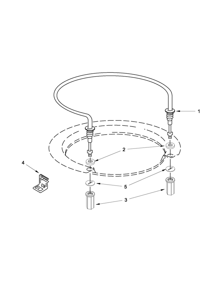 Heater Parts Diagram and Parts List for MDBH949PAM2  Maytag Dishwasher