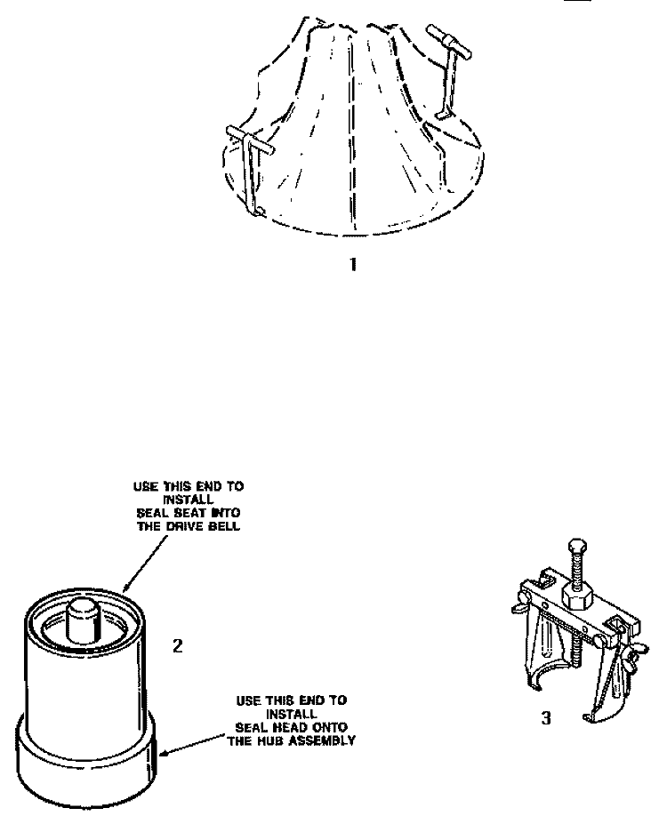 SPECIAL TOOLS Diagram and Parts List for NA7321  Speed Queen Washer
