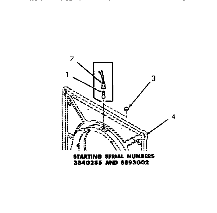 DRUM LIGHT & COVER PLATE Diagram and Parts List for DG3250  Speed Queen Dryer