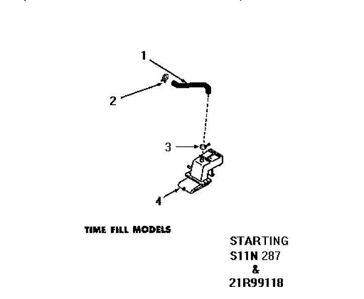 WATER INLET & FILLER HOSE Diagram and Parts List for DA3211  Amana Washer