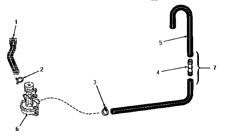 DRAIN Diagram and Parts List for FA9151  Amana Washer