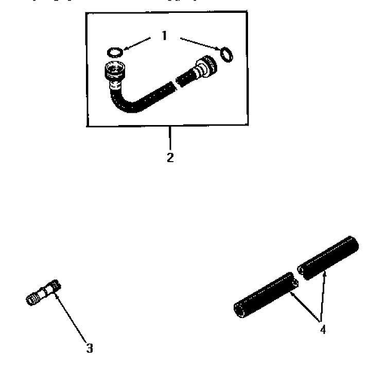 ACCESSORIES Diagram and Parts List for FA9101  Amana Washer