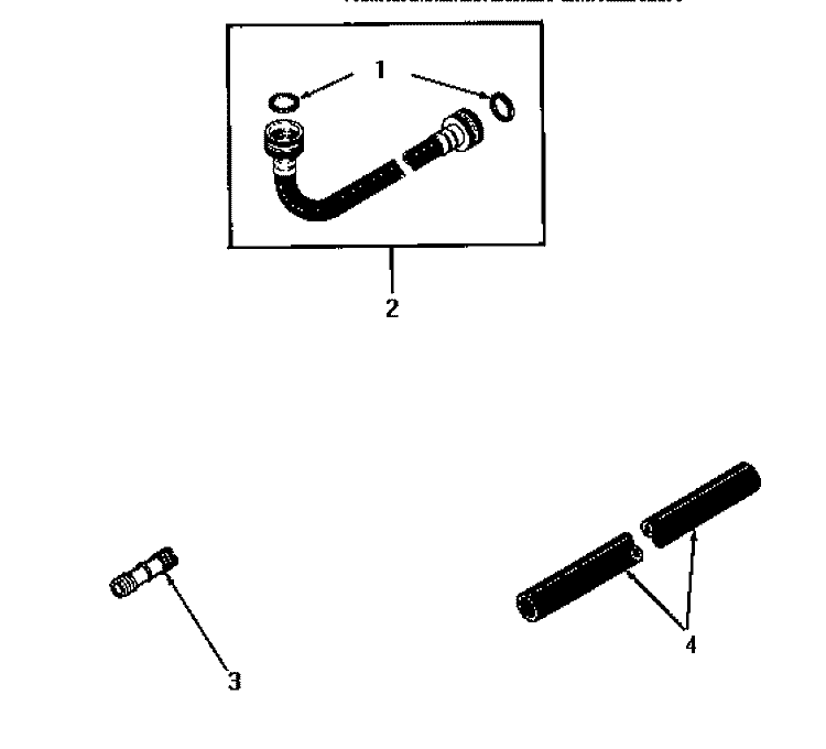 ACCESSORIES Diagram and Parts List for FA4141  Amana Washer