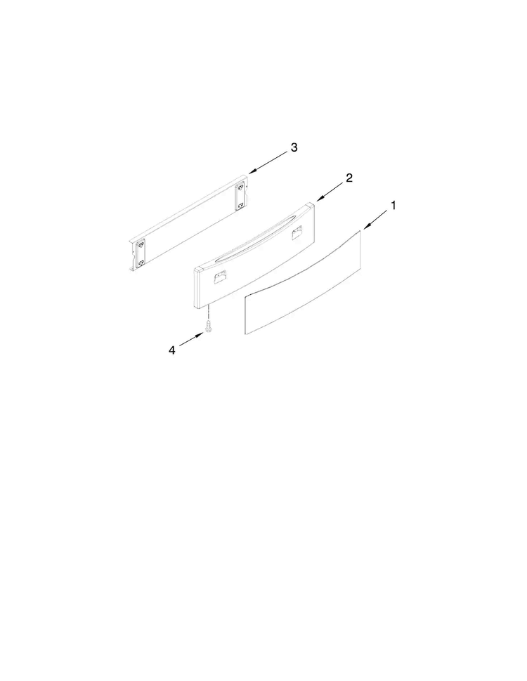 Drawer Parts Diagram and Parts List for JES9800CAS01  Jenn-Air Range
