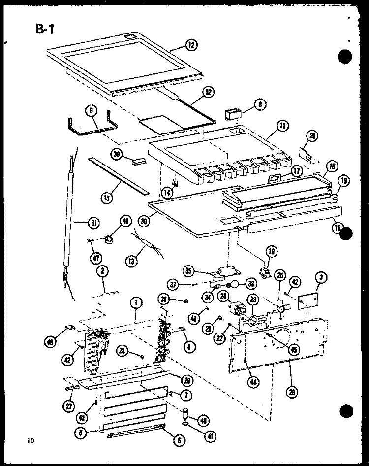 Page 3 Diagram and Parts List for ESBFC16C P6023516C Amana Refrigerator