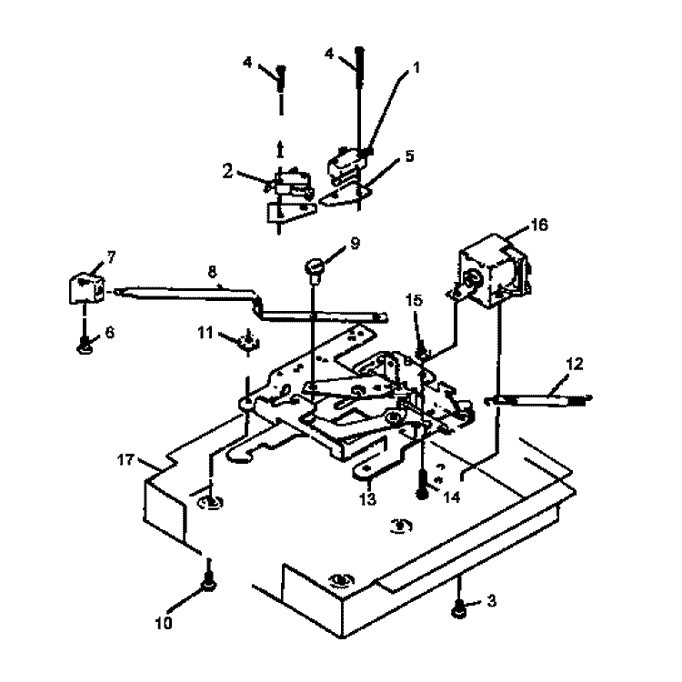 DOOR LATCH ASSY Diagram and Parts List for CACO27SEW1 P41132338 N Amana Range