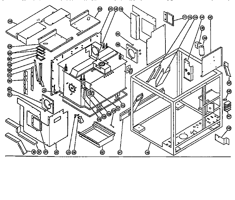 Page 3 Diagram and Parts List for UJW1040A  Amana Microwave