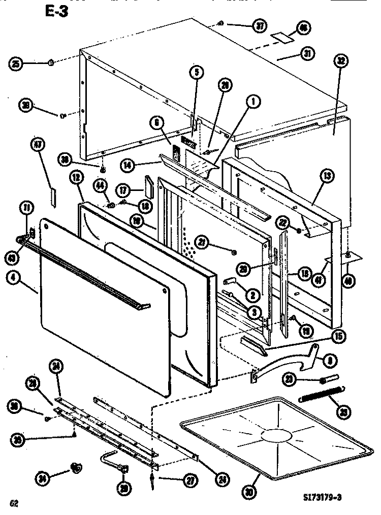 EXTERIOR Diagram and Parts List for RR59T P7495301M Amana Microwave