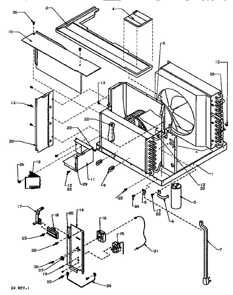 CONTROL PANEL & MISCELLANEOUS Diagram and Parts List for 12C5Y P1177817R Maytag Air Conditioner