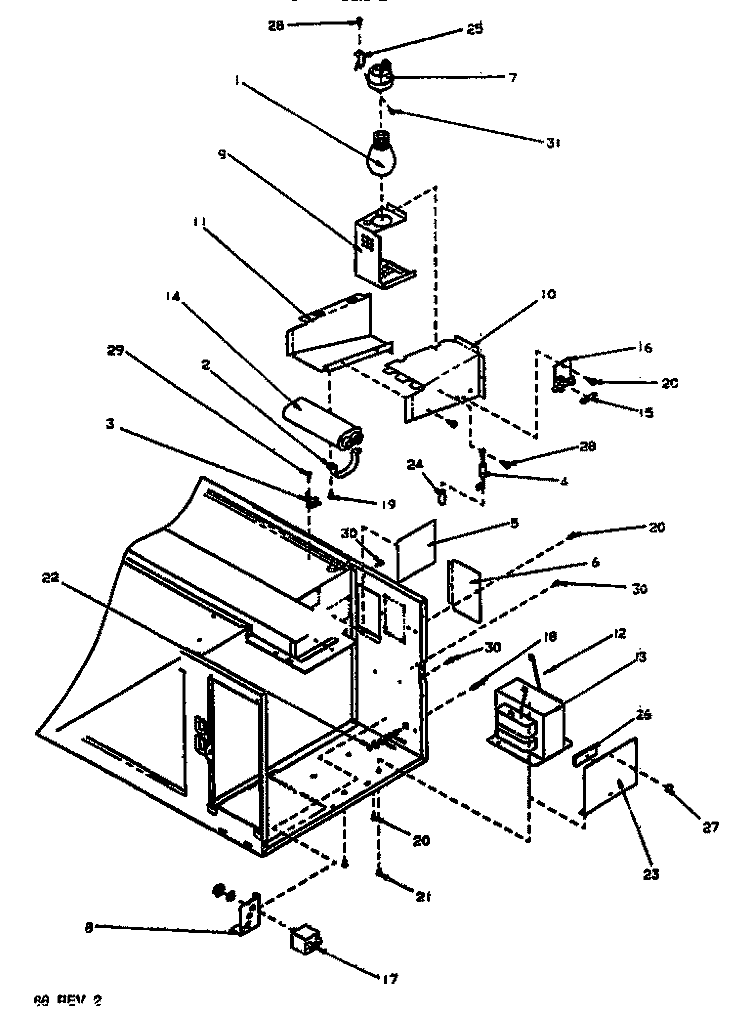 ELECTRICAL (CONT.) Diagram and Parts List for RS520B P1138804M Amana Microwave