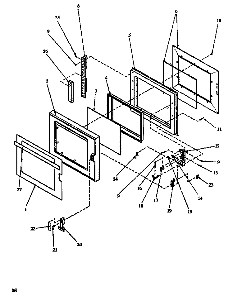 Page 1 Diagram and Parts List for RFS59MP P1119208M Amana Microwave