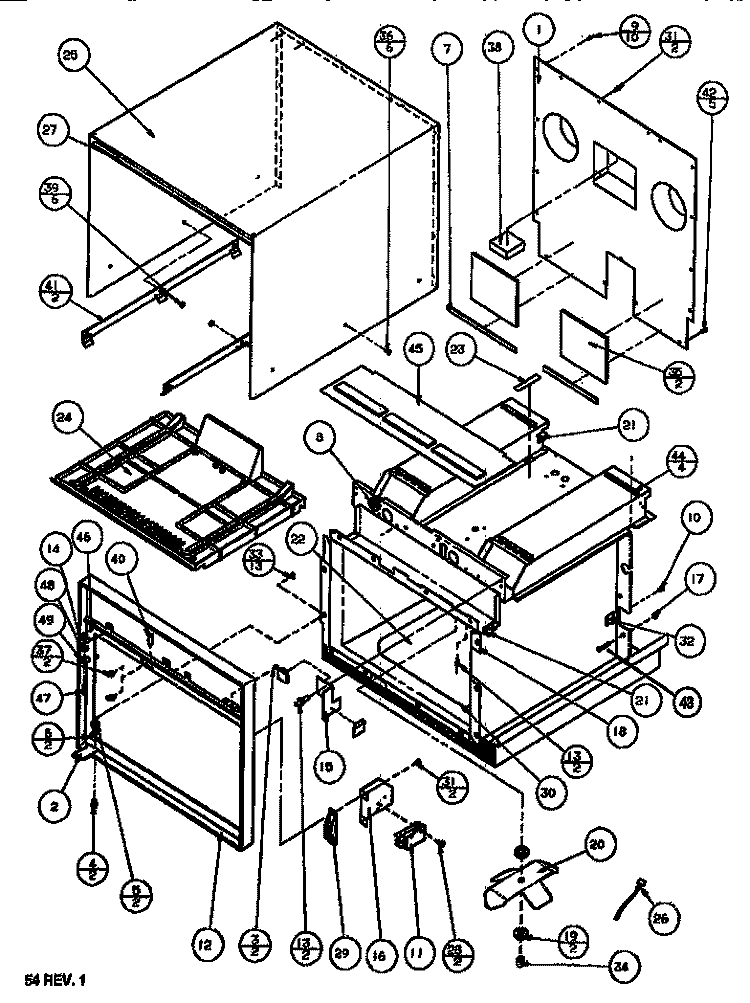 Page 3 Diagram and Parts List for MC5214MP P1165402M Amana Microwave