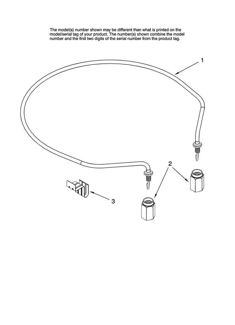Heater Parts Diagram and Parts List for MDB6601AWQ46  Maytag Dishwasher