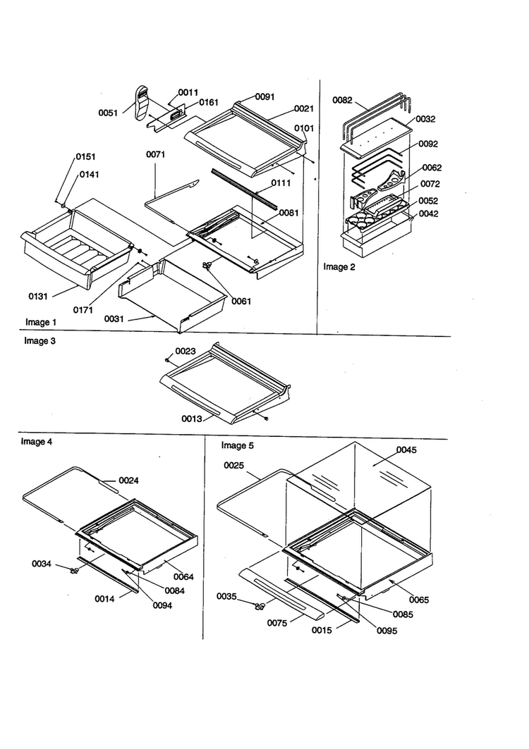 Deli, Shelves Crisper/accessories Diagram and Parts List for SBD21VE-P1315502WE  Amana Refrigerator