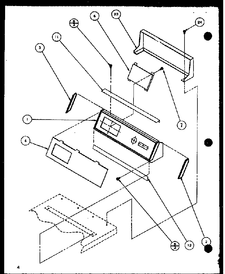 Section 2 Diagram and Parts List for LG2912 P7804826W Amana Dryer