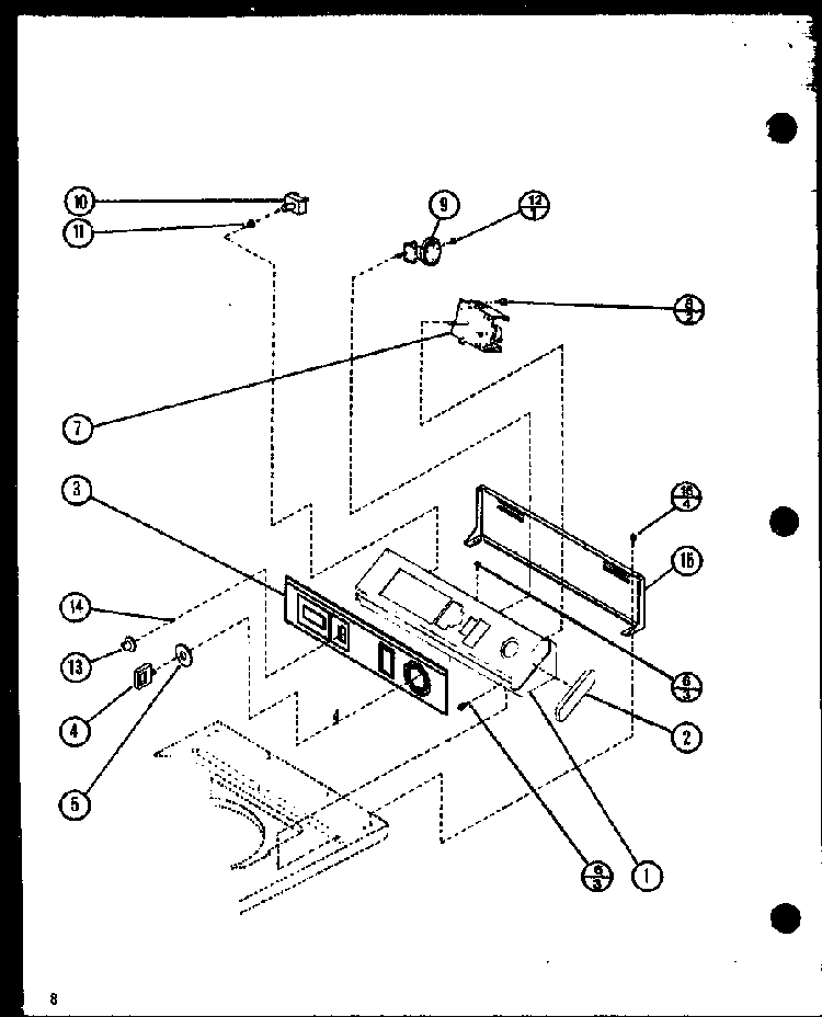 Section 17 Diagram and Parts List for LW1201 P1110510W Amana Washer