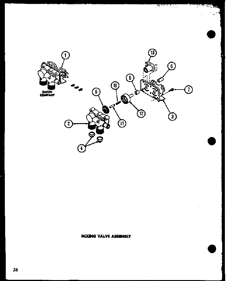 Section 11 Diagram and Parts List for LW1201 P1110510W Amana Washer