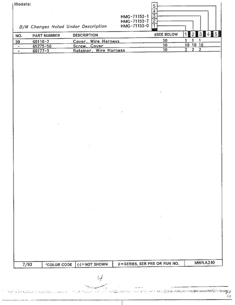 Refrigerator Page 3 Diagram and Parts List for 71153-0A  Admiral Refrigerator
